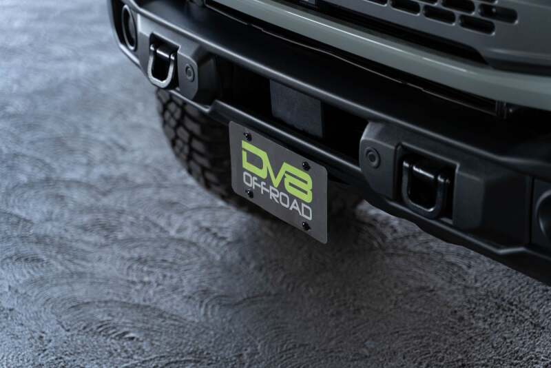 DV8 Offroad DVE License Plate Relocation