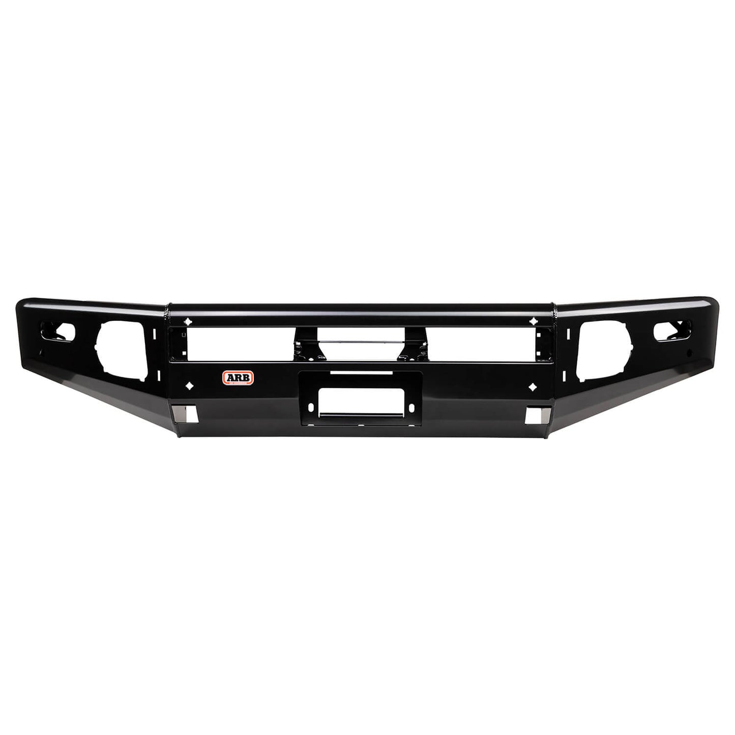 ARB Summit Sahara Winch Bumper, Optional Center Tube, Jacking Points, Buffers, Provision for Winch, Driving Lights, CB Antenna, Recessed Fog Lights, Split Pan Design