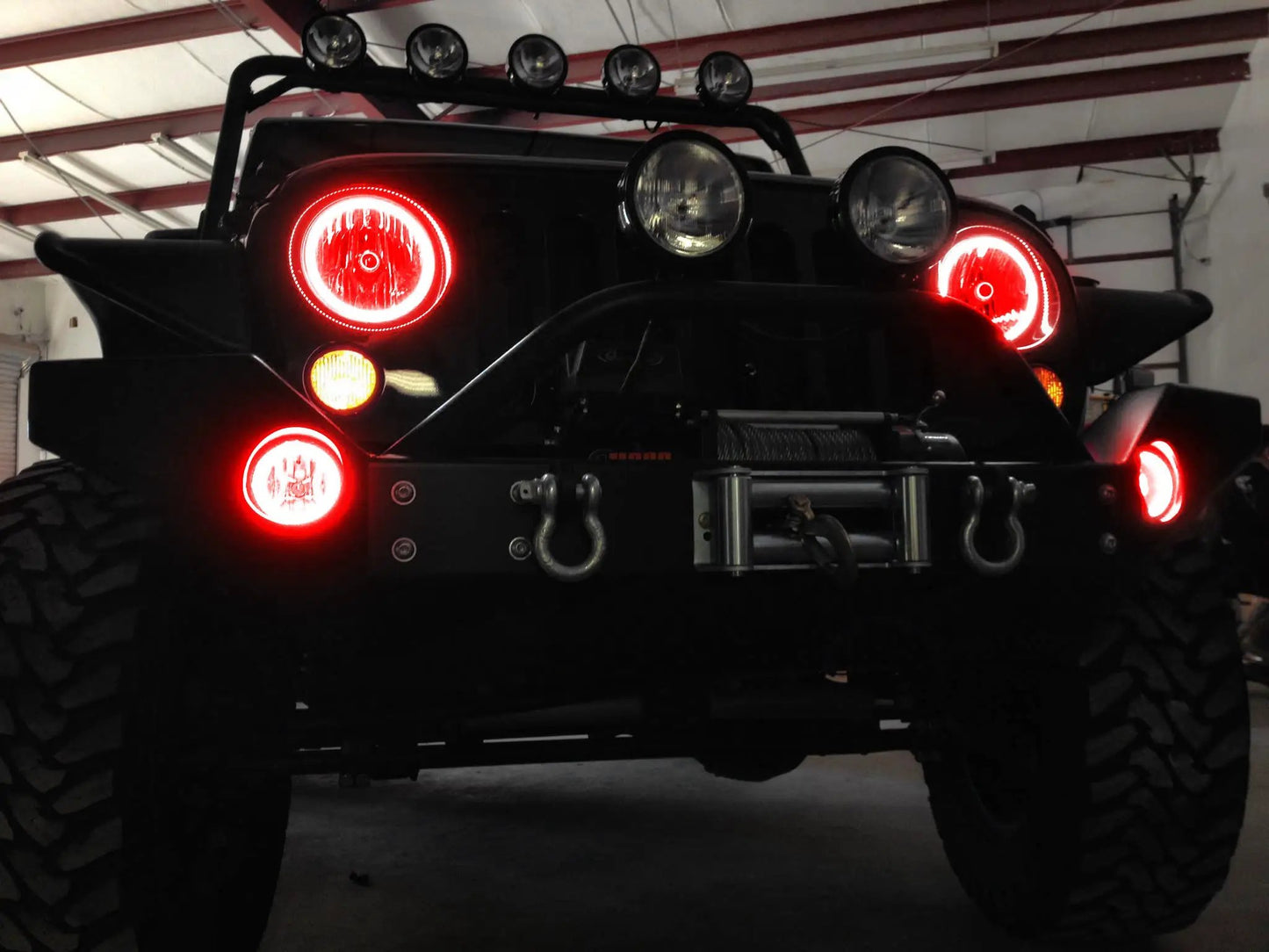 Oracle Lighting The halos are encased in a special polymer resin, making them completely waterproof and install by attaching around the headlight lens. The kit is 12V powered thus can be wired to a switch, controller, or parking lights. by Oracle Lighting