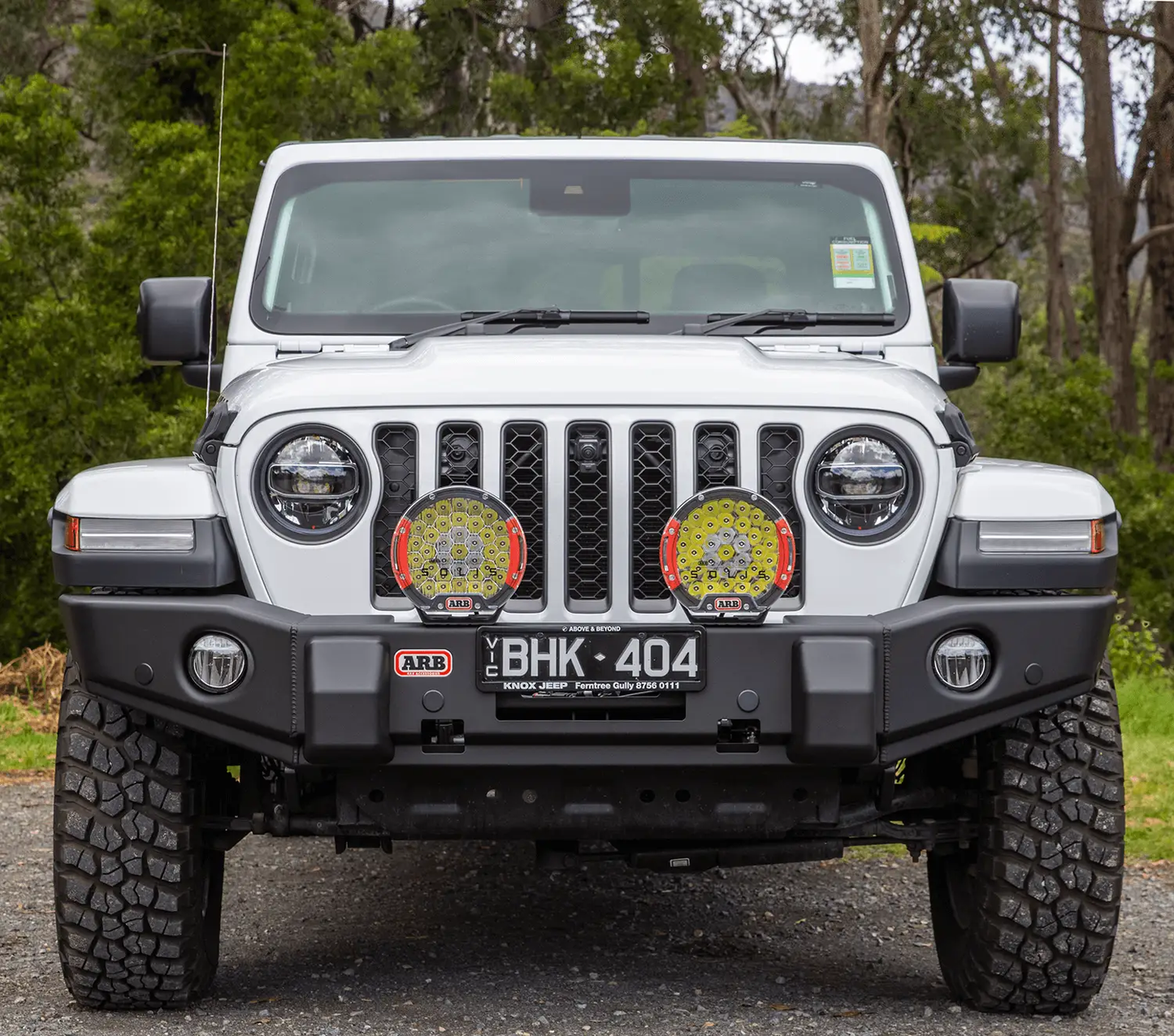 ARB Winch Bumper, Vehicle-specific, Includes provision for OE safety features by ARB