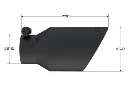 MBRP Univ Exhaust Tips BLK by MBRP