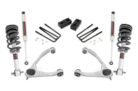 Kit de elevación de 3.5 pulgadas | Acero fundido | Amortiguador M1 | Chevy/GMC 1500 (14-16)