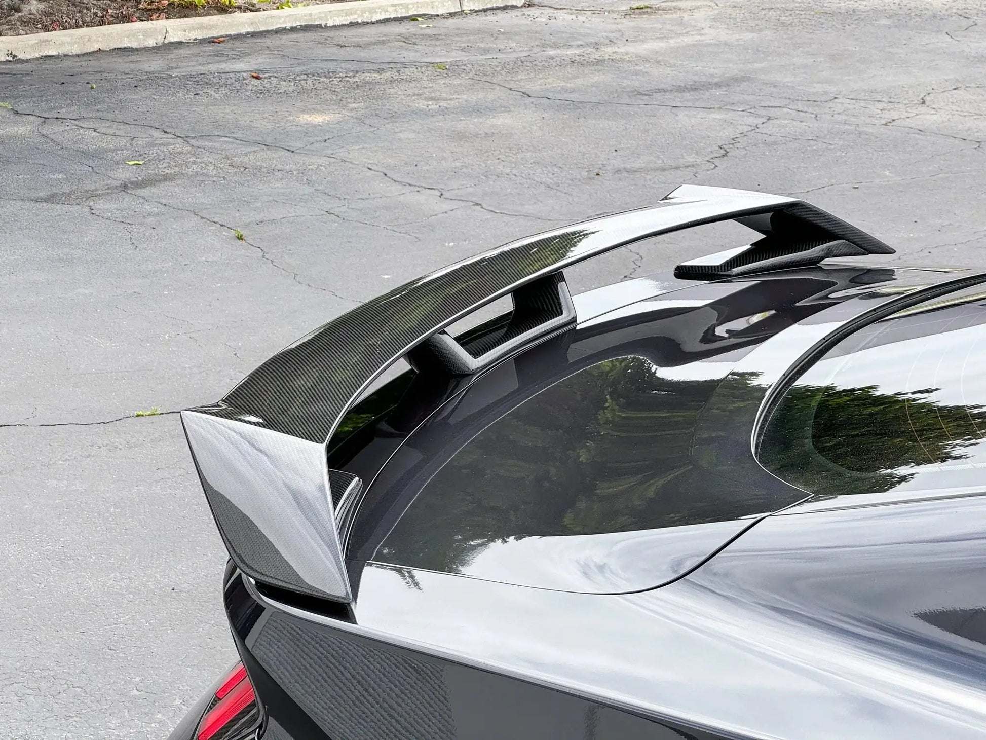 NYTOP 2024-Current Ford Mustang Carbon Fiber Performance Pack Wing by NYTOP