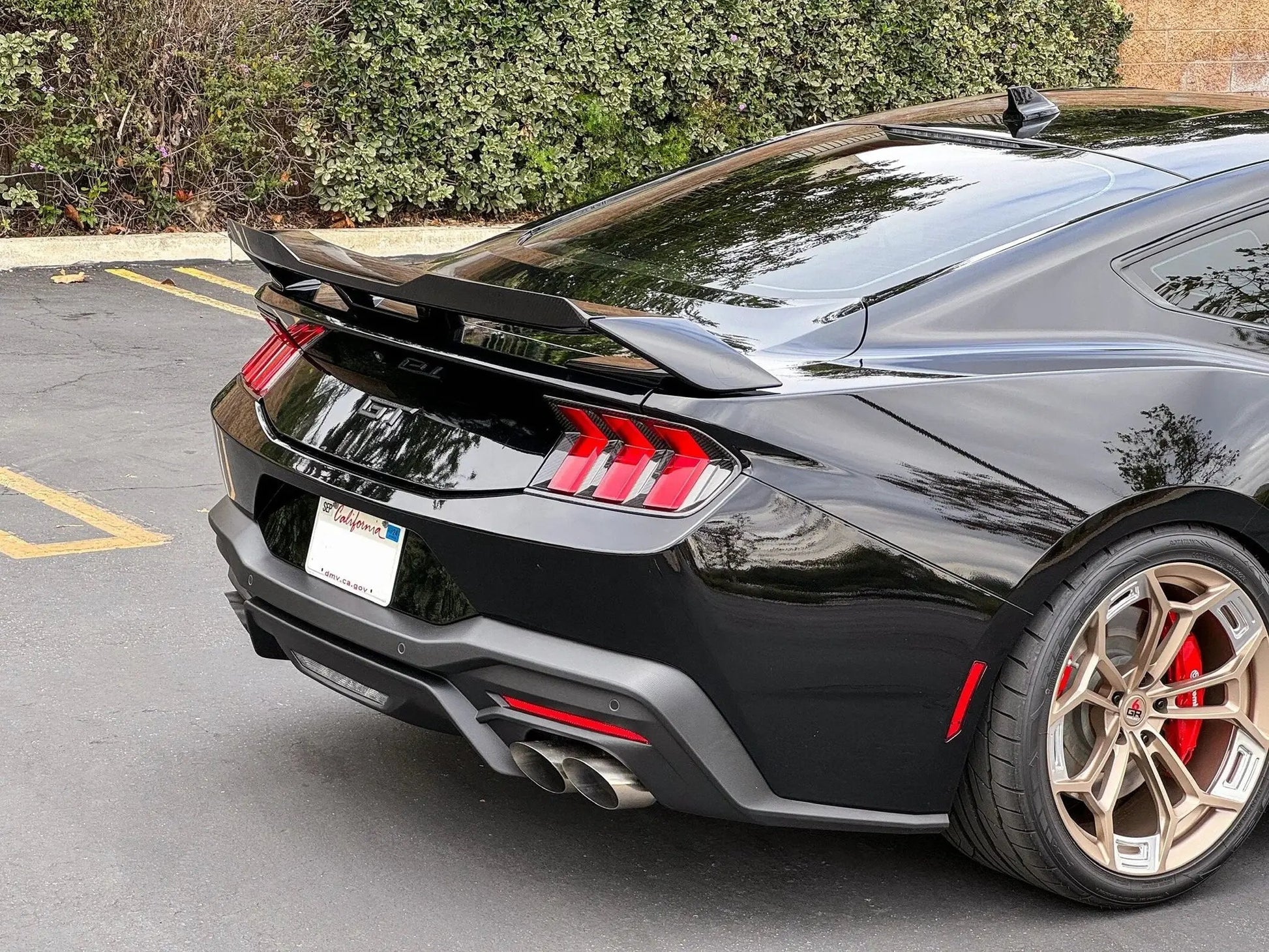 NYTOP 2024-Current Ford Mustang Dry Carbon Taillight Cover by NYTOP