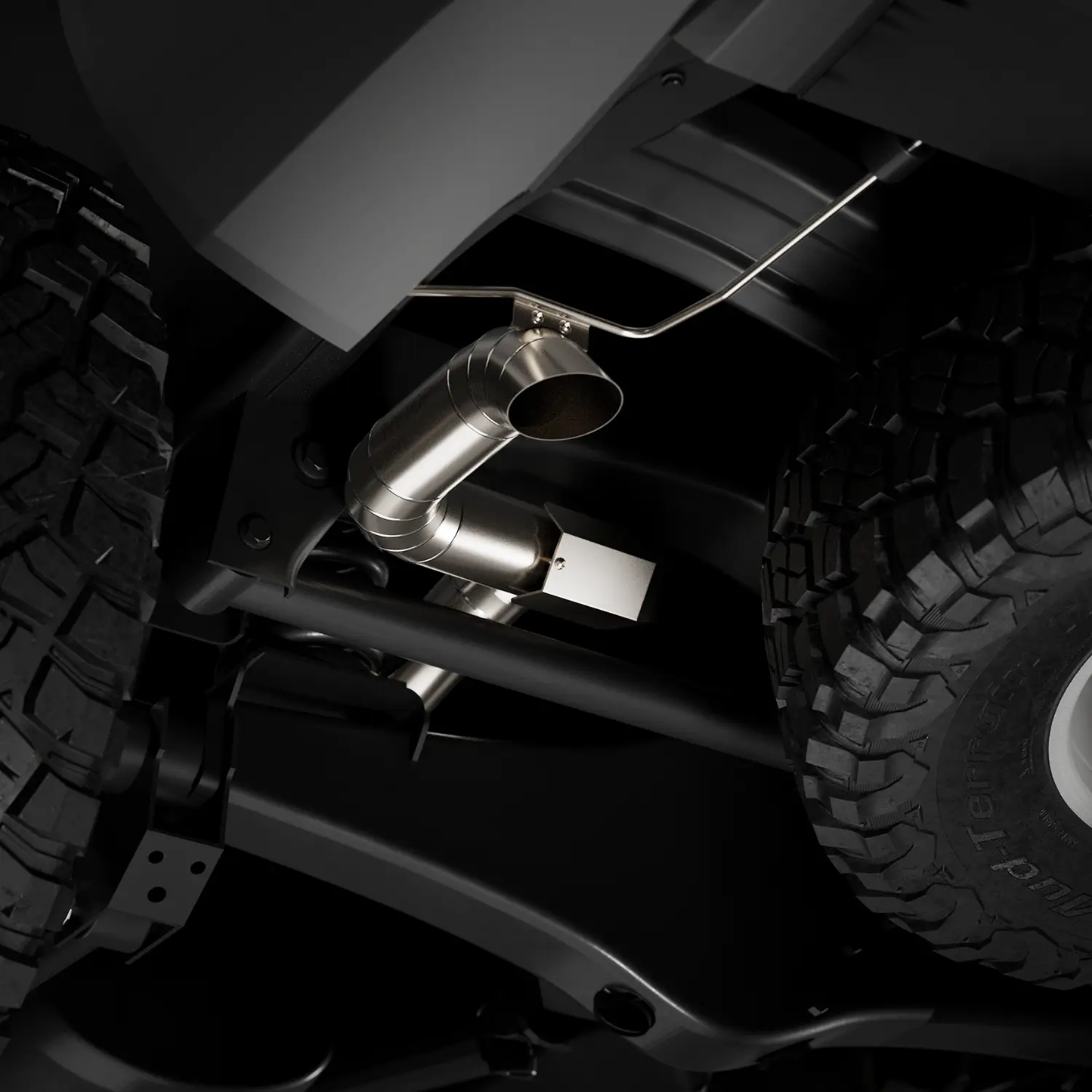 NYTOP 2025-Current Toyota 4Runner Titanium Axle Dump Exhaust by NYTOP