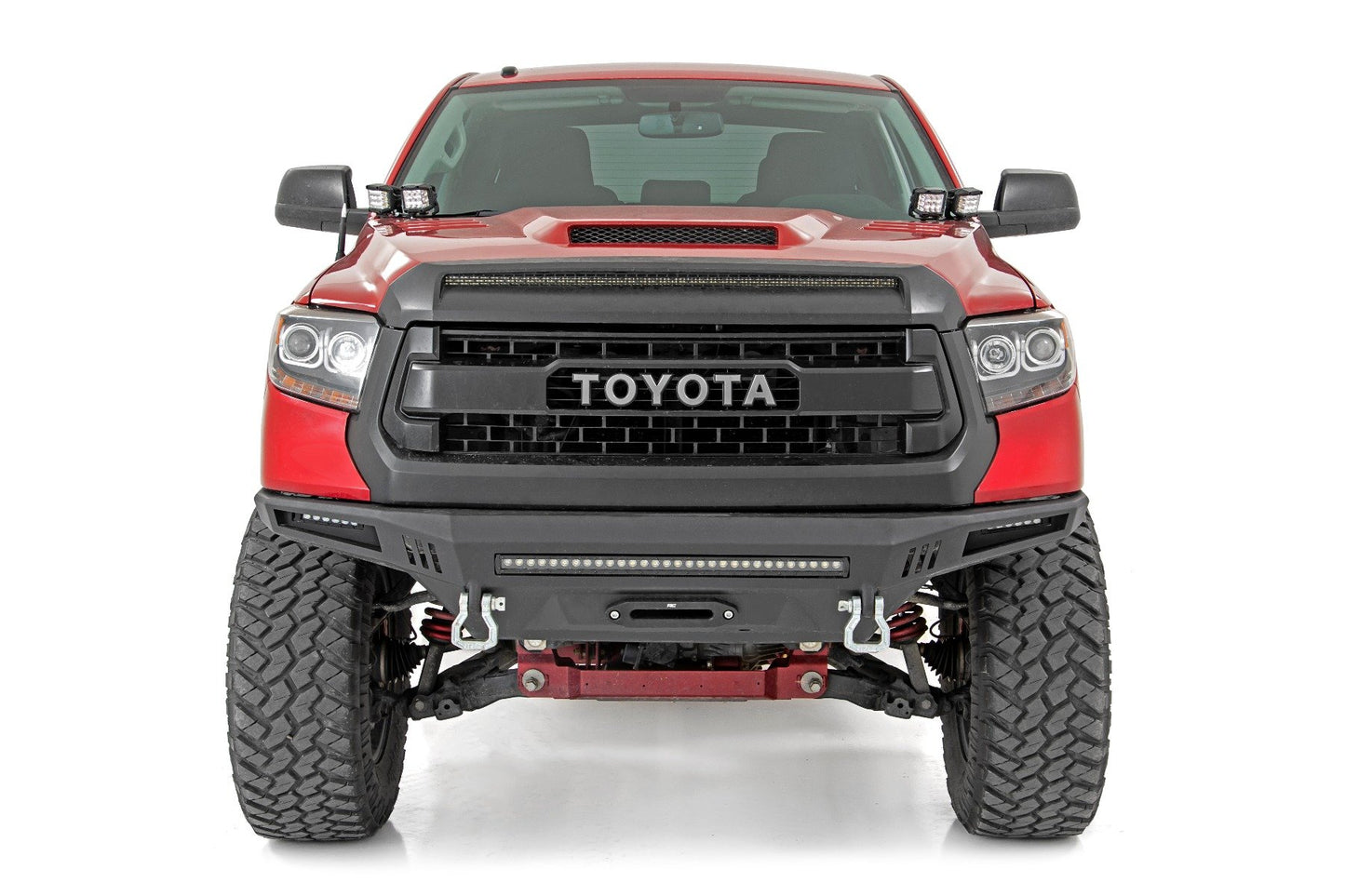Kit de luces LED | Montaje en zanja | Pares duales de 2" negros | Spot/Flood | Toyota Tundra (14-21)