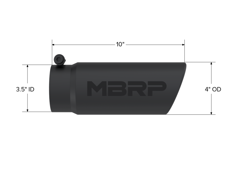 MBRP Univ Exhaust Tips BLK by MBRP