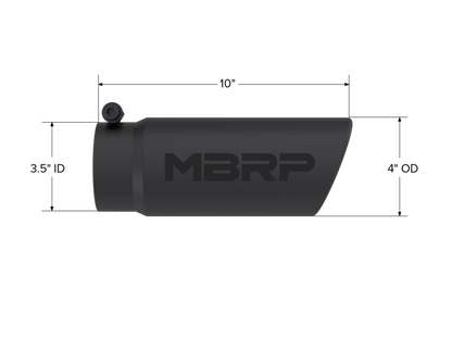 MBRP Univ Exhaust Tips BLK by MBRP