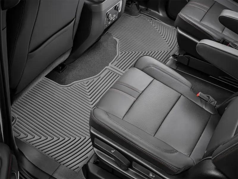WeatherTech WT Rubber Mats - Rear - Grey by WeatherTech