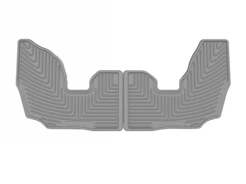 WeatherTech WT Rubber Mats - Rear - Grey by WeatherTech
