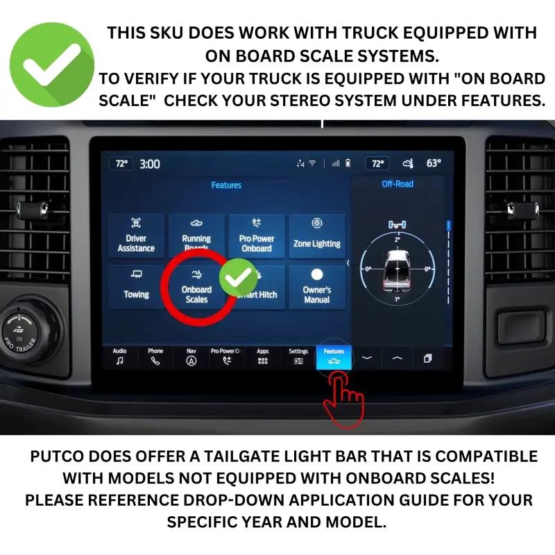 Putco PUT Blade Tailgate Light Bars by Putco