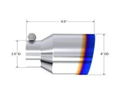 MBRP Univ Exhaust Tips SS