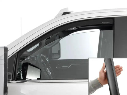 WeatherTech WT Deflector - Front - Matte Black