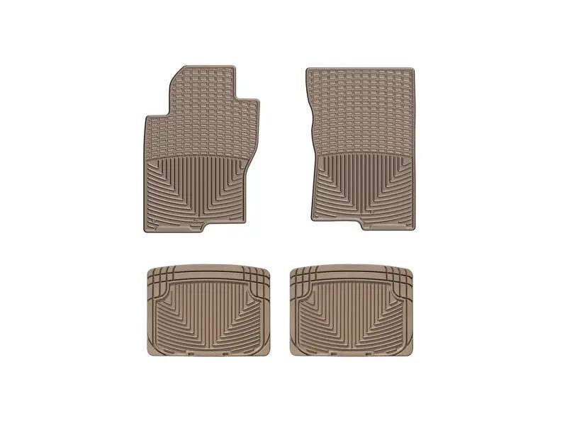WeatherTech WT Rubber Mats - Rear - Tan by WeatherTech