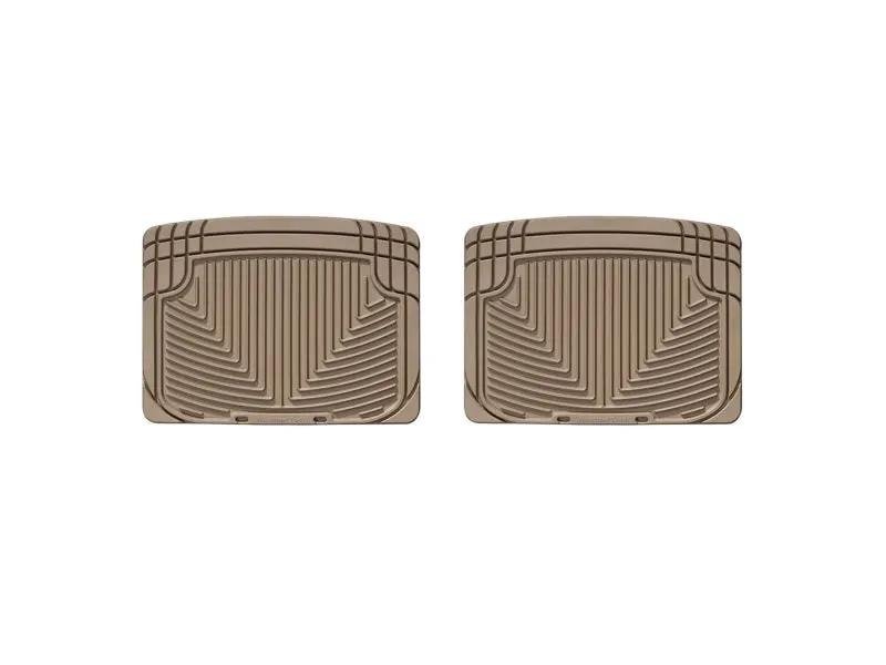 WeatherTech WT Rubber Mats - Rear - Tan by WeatherTech