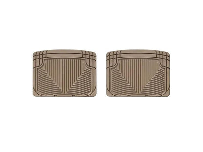 WeatherTech WT Rubber Mats - Rear - Tan by WeatherTech