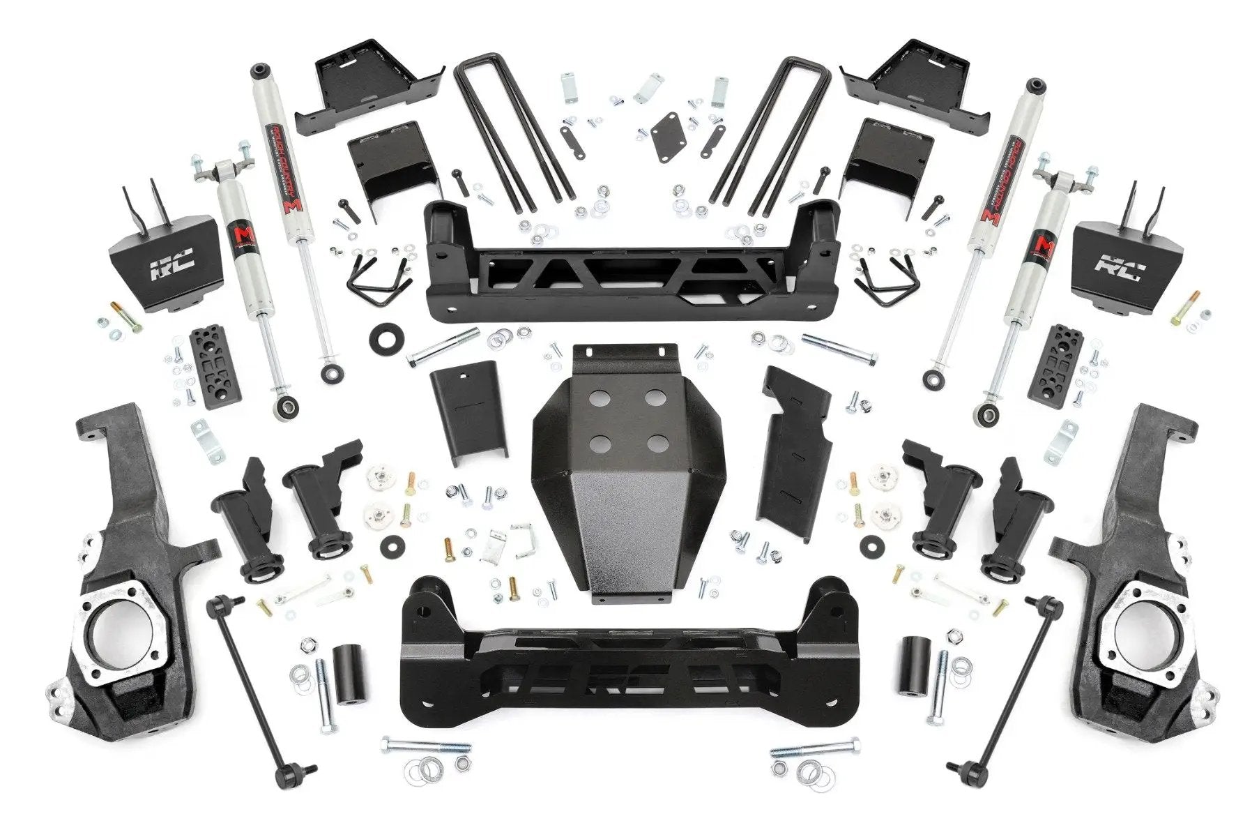 Rough Country 7 Inch Lift Kit | Torsion Drop | M1 | w/ Overloads | Chevy/GMC 2500HD/3500HD (20-26) by Rough Country
