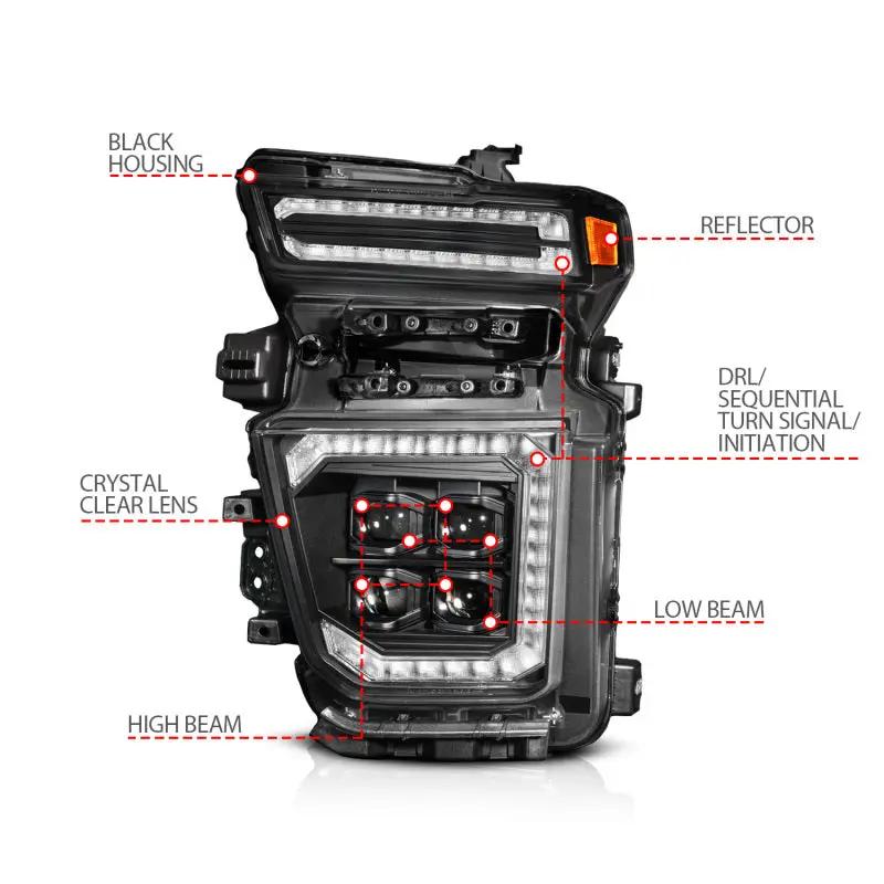 ANZO ANZ LED/Projector Headlights by ANZO