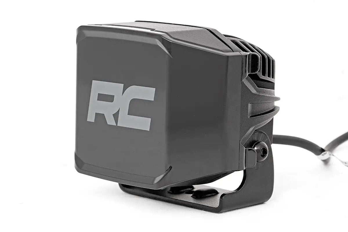 Rough Country 3 Inch Chrome Series LED Lights | Wide Angle Osram | Pair by Rough Country