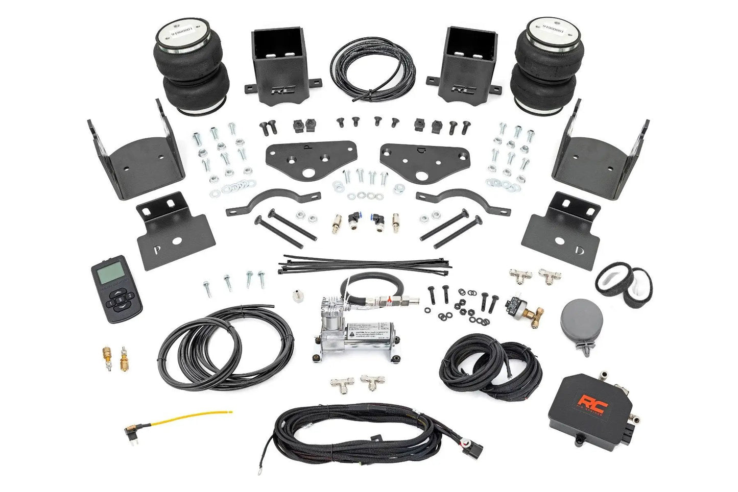 Rough Country Air Spring Kit w/compressor | Wireless Controller | Ford F-250/F-350 Super Duty (17-22) by Rough Country