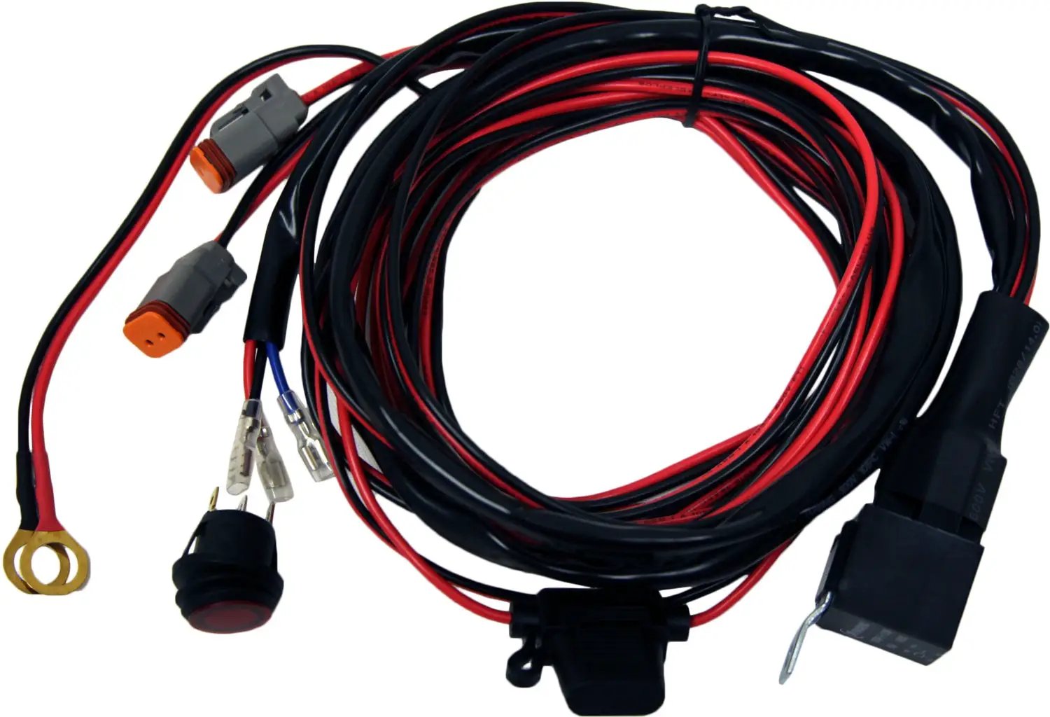 RIGID Industries Wire Harness, Fits D-Series Pair And SR-Q Series Pair With 6 LEDs by RIGID Industries