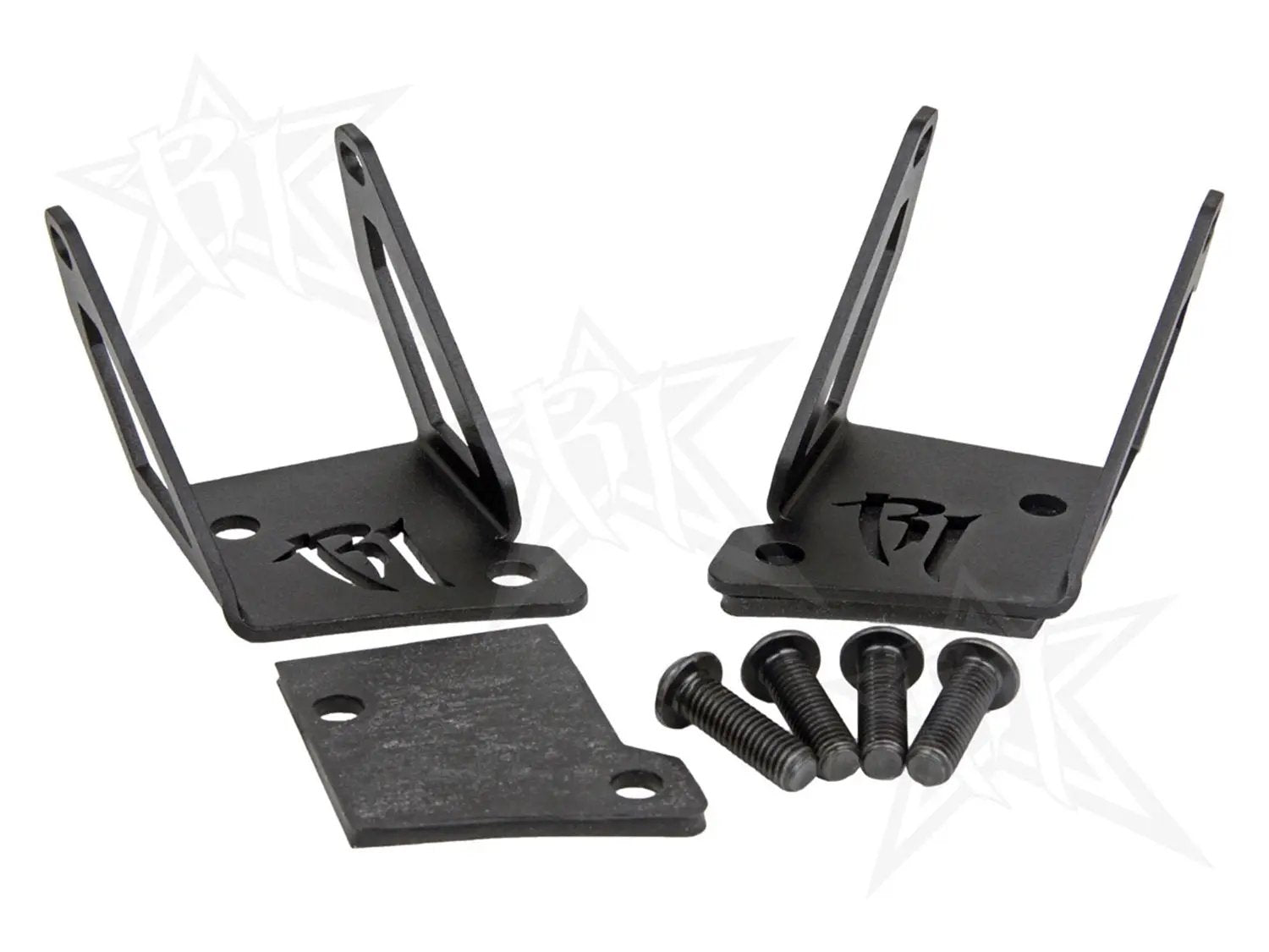 RIGID Industries 2007-2015 Jeep JK A-Pillar Mount Kit, Fits D-Series or Radiance POD Lights by RIGID Industries