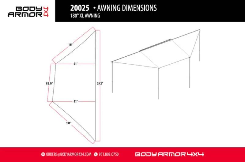Body Armor 4x4 BOD Sky Ridge Tents by Body Armor 4x4