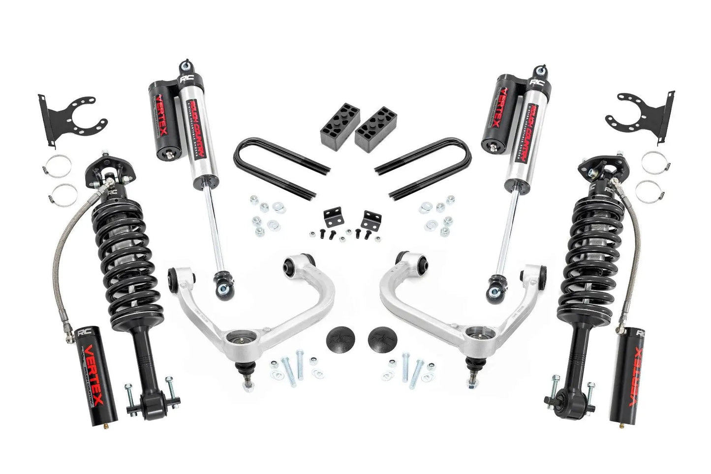 Rough Country 3 Inch Lift Kit | Fabbed UCA | Vertex | Ford F-150 4WD (2021-2025) by Rough Country