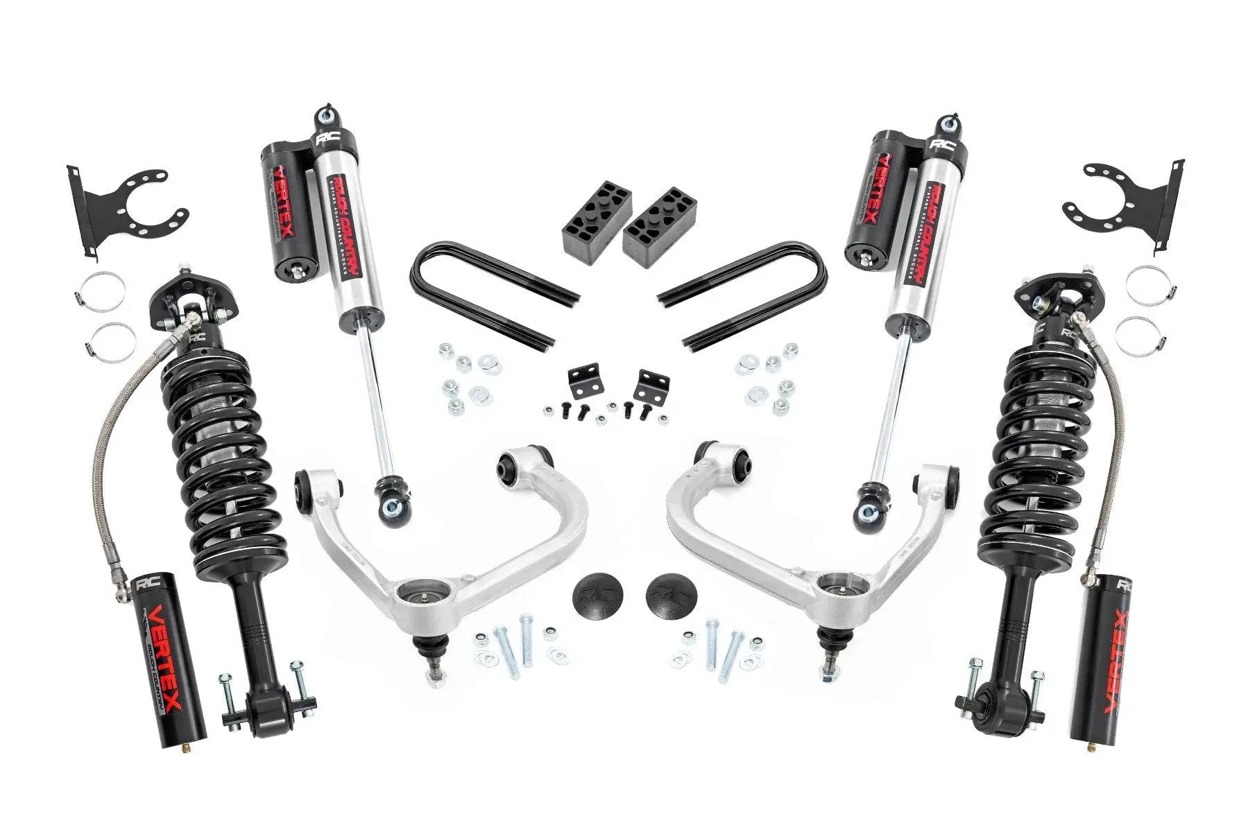 Rough Country 3 Inch Lift Kit | Fabbed UCA | Vertex | Ford F-150 4WD (2021-2025) by Rough Country