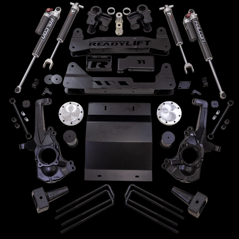 ReadyLift 6'' MAX2.1 Suspension System W/ Falcon 2.1 Shocks- 2020-2024 GM Silverado / Sierra 2500HD/3500HD by ReadyLift