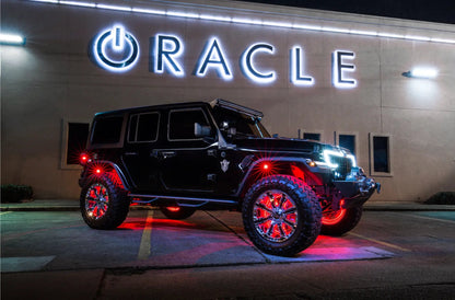 ORACLE Lighting LED Illuminated Wheel Rings - ColorSHIFT with No Remote by Oracle Lighting