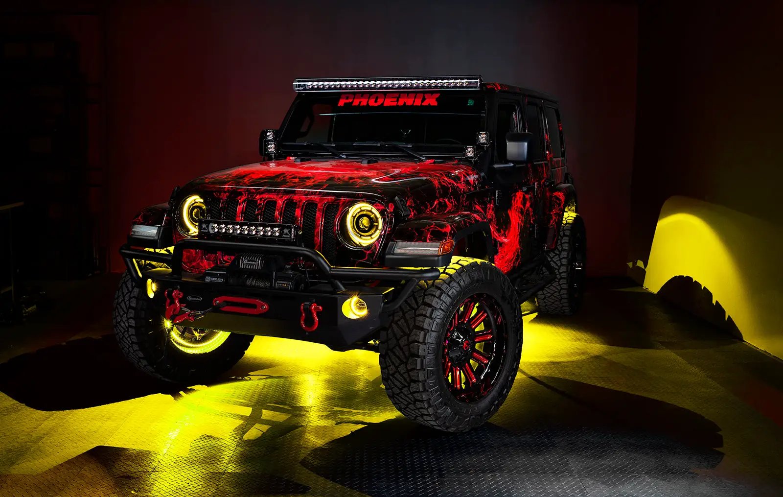 ORACLE Lighting LED Illuminated Wheel Rings - ColorSHIFT with No Remote by Oracle Lighting