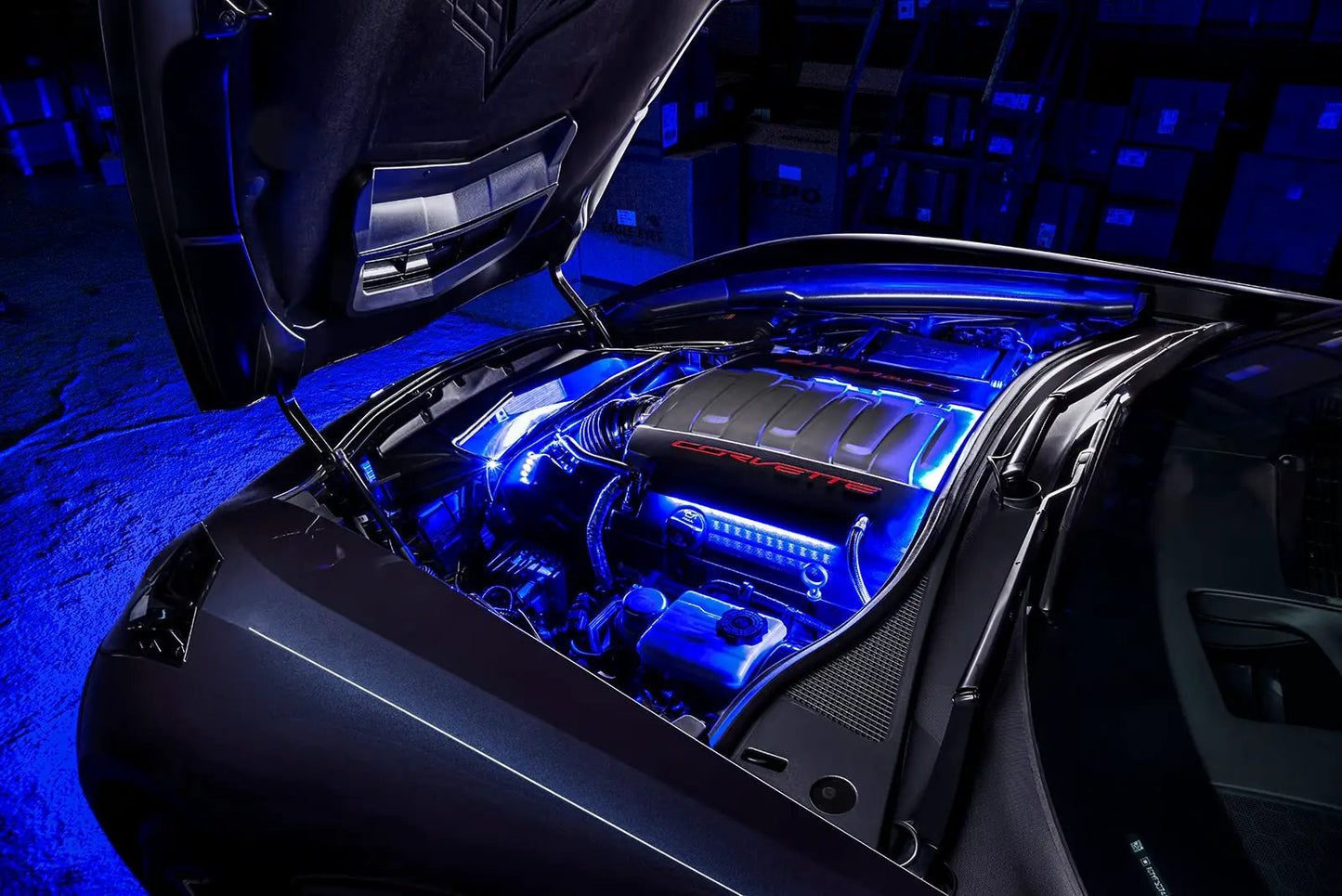 Oracle Lighting Flex strip features high quality Bridgelux SMD Chips for maximum brightness. The LED strips are sealed with a high grade silicone which are heat resistant. Package comes with strips for the front, rear, and side of the engine bay. by Oracle Lighting