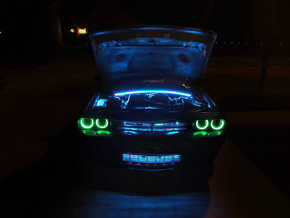 Oracle Lighting Flex strip features high quality Bridgelux SMD Chips for maximum brightness. The LED strips are sealed with a high grade silicone which are heat resistant. Package comes with strips for the front, rear, and side of the engine bay. by Oracle Lighting
