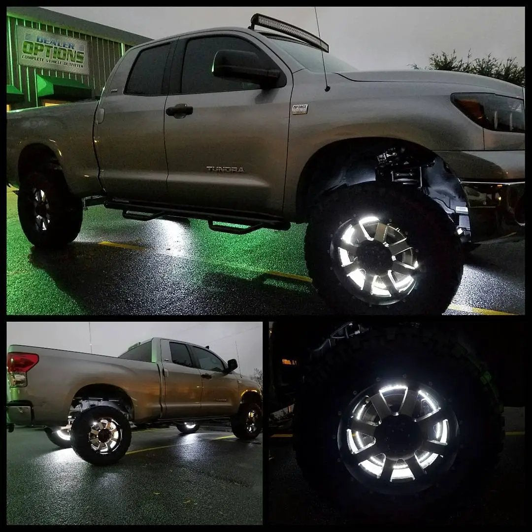 ORACLE Lighting LED Illuminated Wheel Rings - Double LED - White