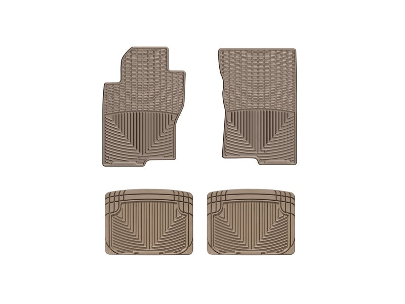 WeatherTech WT Rubber Mats - Rear - Tan by WeatherTech