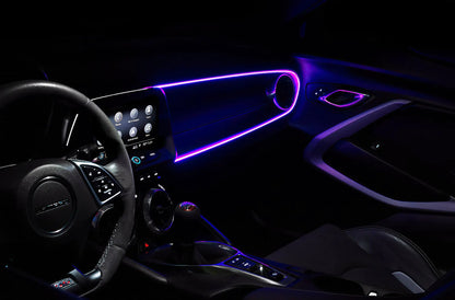 Oracle Lighting Each fiber optic strip you use will need at least 1 LED light head. We recommend for any length over 3 you end-light both ends of the cable. The fiber optic strip can be cut with scissors and be re-used. by Oracle Lighting
