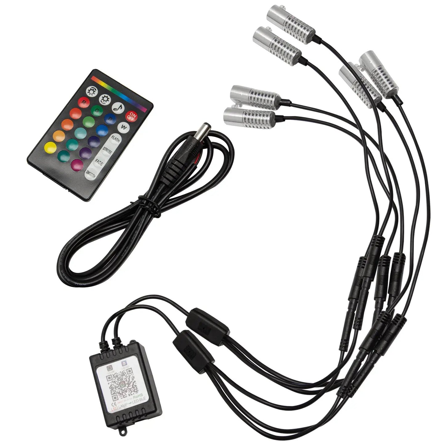 Oracle Lighting Each fiber optic strip you use will need at least 1 LED light head. We recommend for any length over 3 you end-light both ends of the cable. The fiber optic strip can be cut with scissors and be re-used. by Oracle Lighting