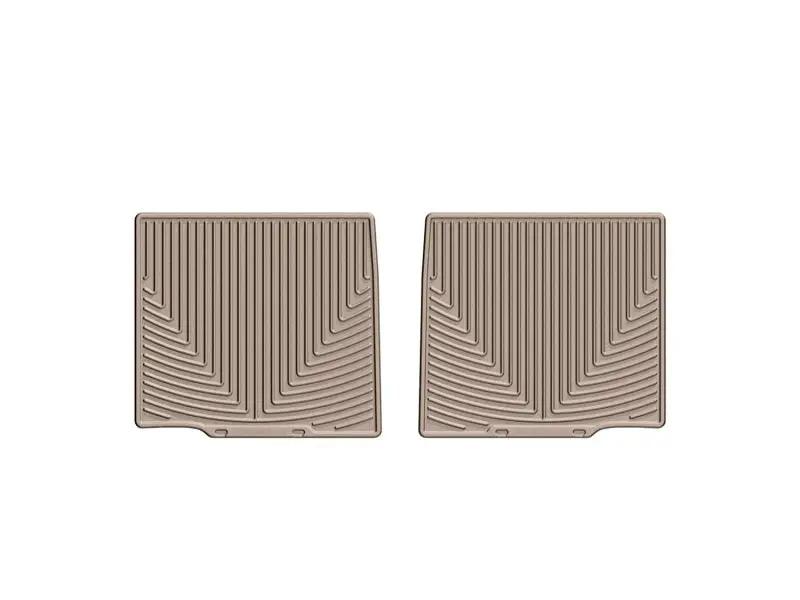 WeatherTech WT Rubber Mats - Rear - Tan by WeatherTech