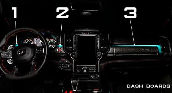 ORACLE Lighting 2019-2024 RAM Complete Interior Ambient Lighting ColorSHIFT RGB Conversion Kit by Oracle Lighting