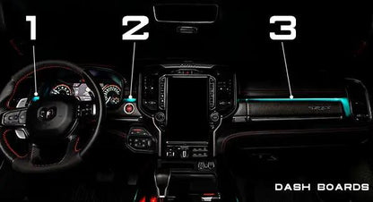 ORACLE Lighting 2019-2024 RAM Complete Interior Ambient Lighting ColorSHIFT RGB Conversion Kit by Oracle Lighting