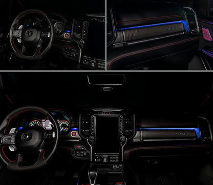 ORACLE Lighting 2019-2024 RAM Complete Interior Ambient Lighting ColorSHIFT RGB Conversion Kit by Oracle Lighting