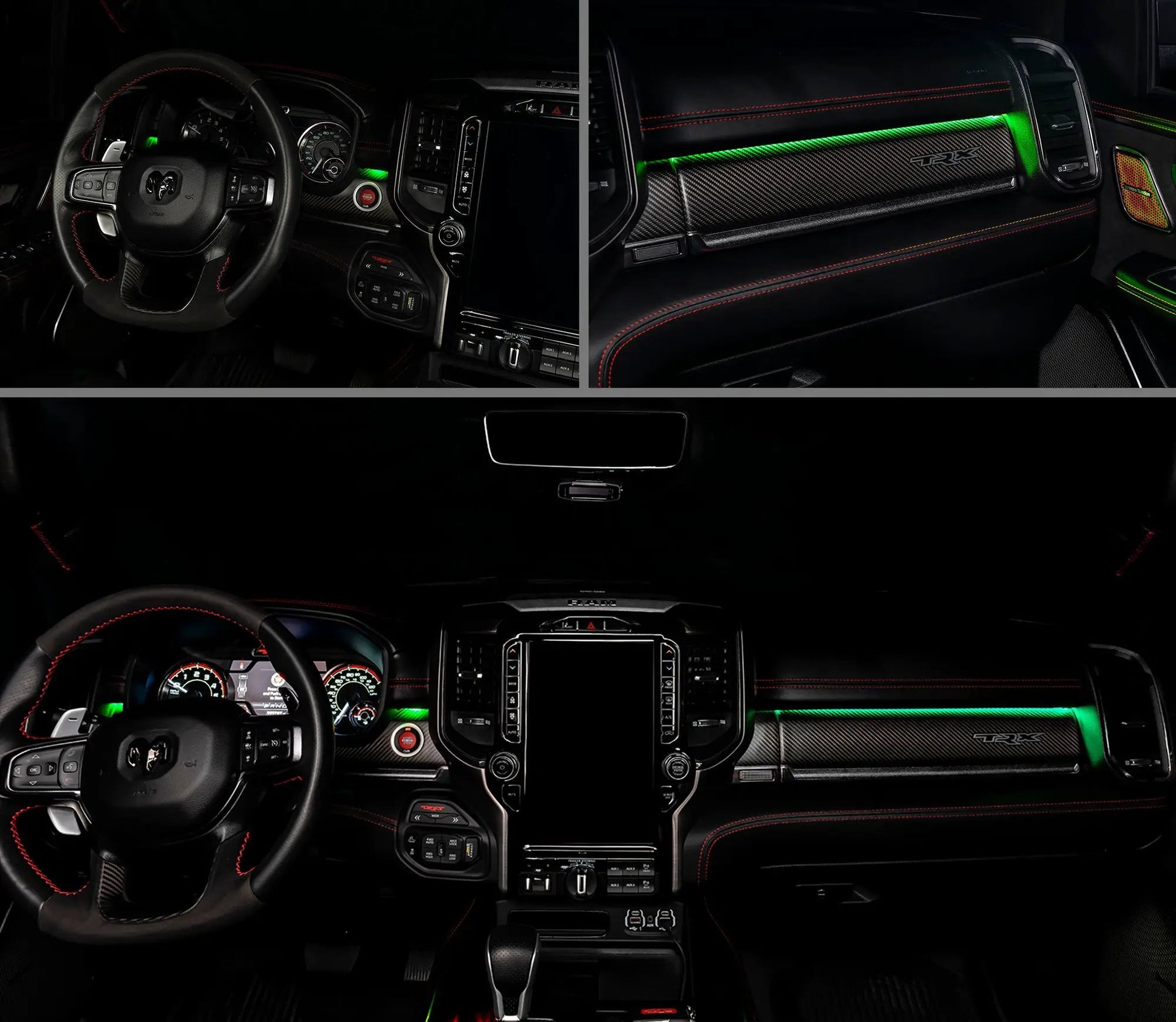 ORACLE Lighting 2019-2024 RAM Complete Interior Ambient Lighting ColorSHIFT RGB Conversion Kit by Oracle Lighting