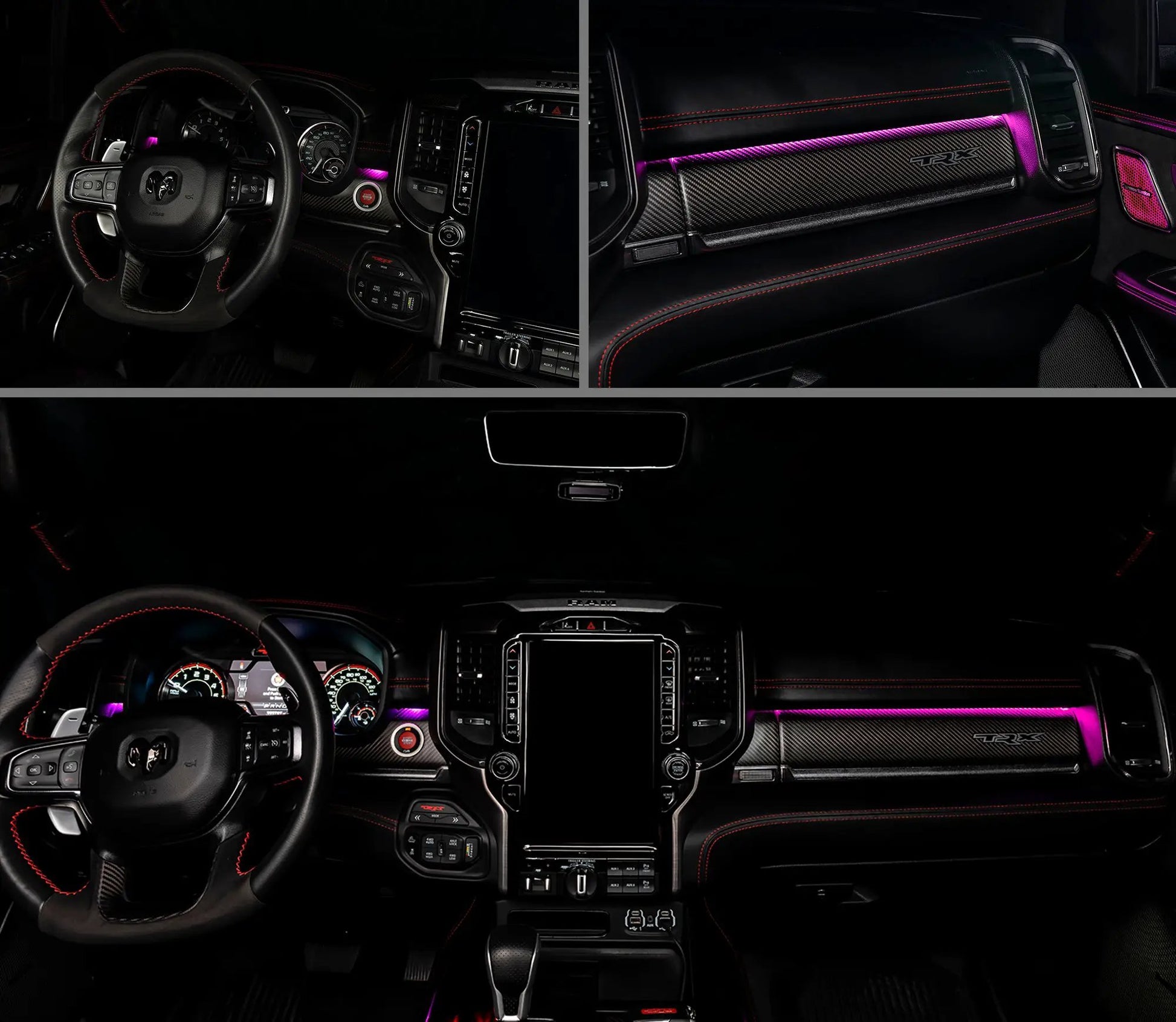 ORACLE Lighting 2019-2024 RAM Complete Interior Ambient Lighting ColorSHIFT RGB Conversion Kit by Oracle Lighting