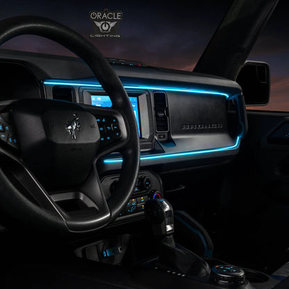 ORACLE Lighting Ford Bronco Dynamic ColorSHIFT LED Interior Dash Board Kit w/ Controller