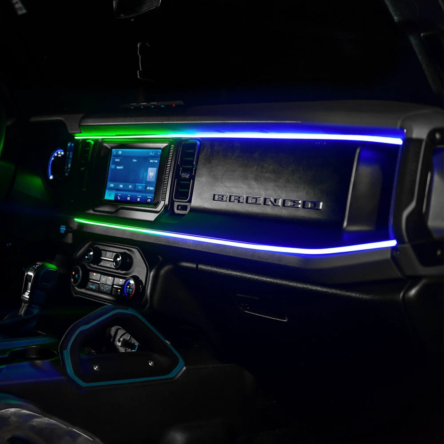 ORACLE Lighting Ford Bronco Dynamic ColorSHIFT LED Interior Dash Board Kit w/ Controller by Oracle Lighting