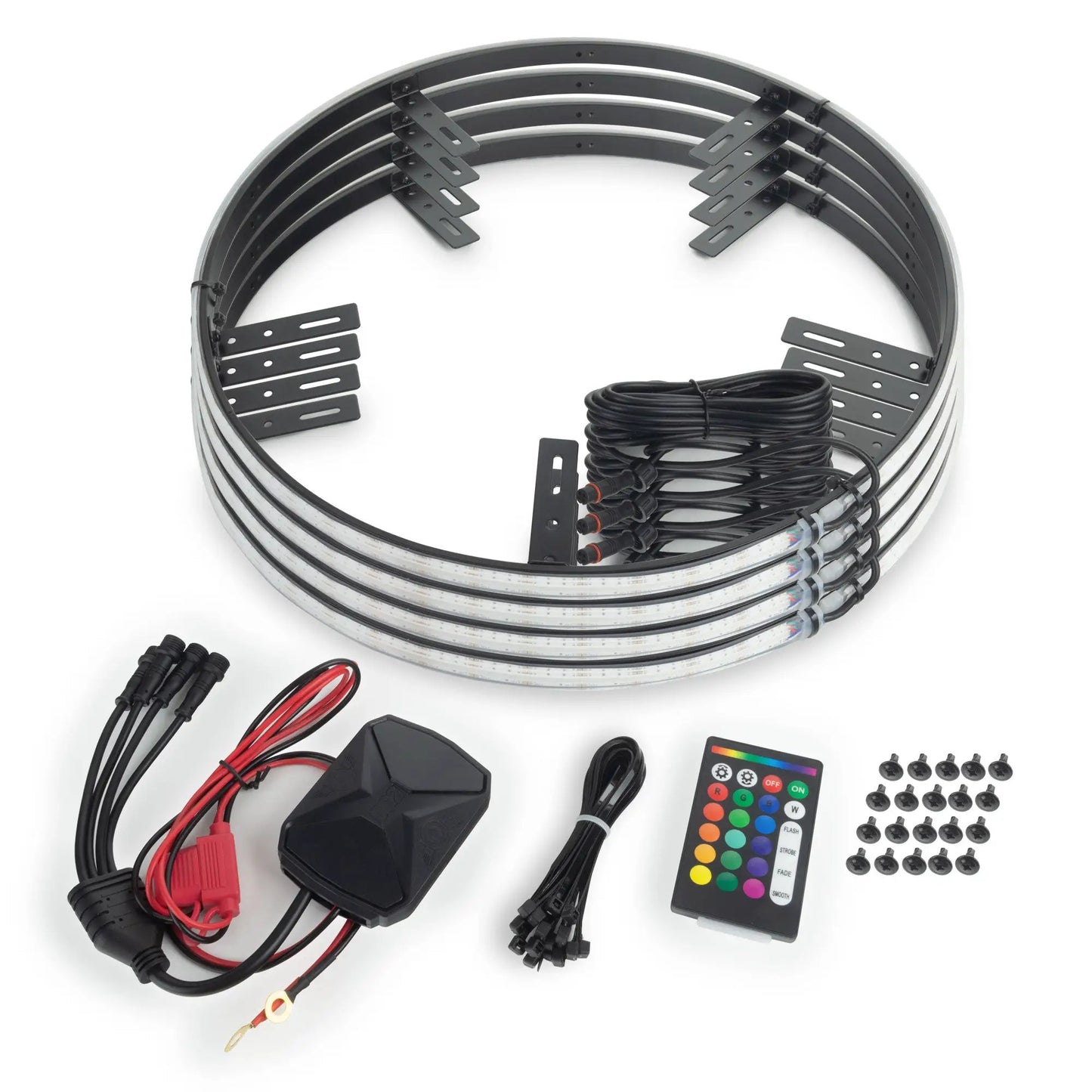 ORACLE Lighting LED Illuminated Wheel Rings - 16.5" PLASMA ColorSHIFT® w/BC2 Bluetooth Controller by Oracle Lighting