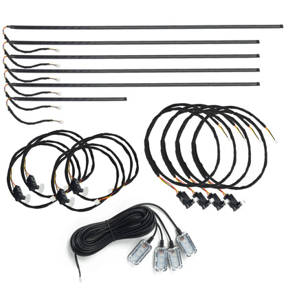 ORACLE Lighting Dynamic ColorSHIFT 18 Piece Universal Full LED Interior Dash Board Kit by Oracle Lighting
