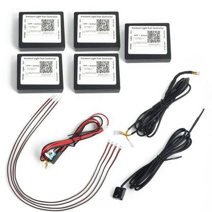 Oracle Lighting                                              ORACLE Lighting Dynamic XL ColorSHIFT 18-Piece Universal LED Interior Kit - Bluetooth