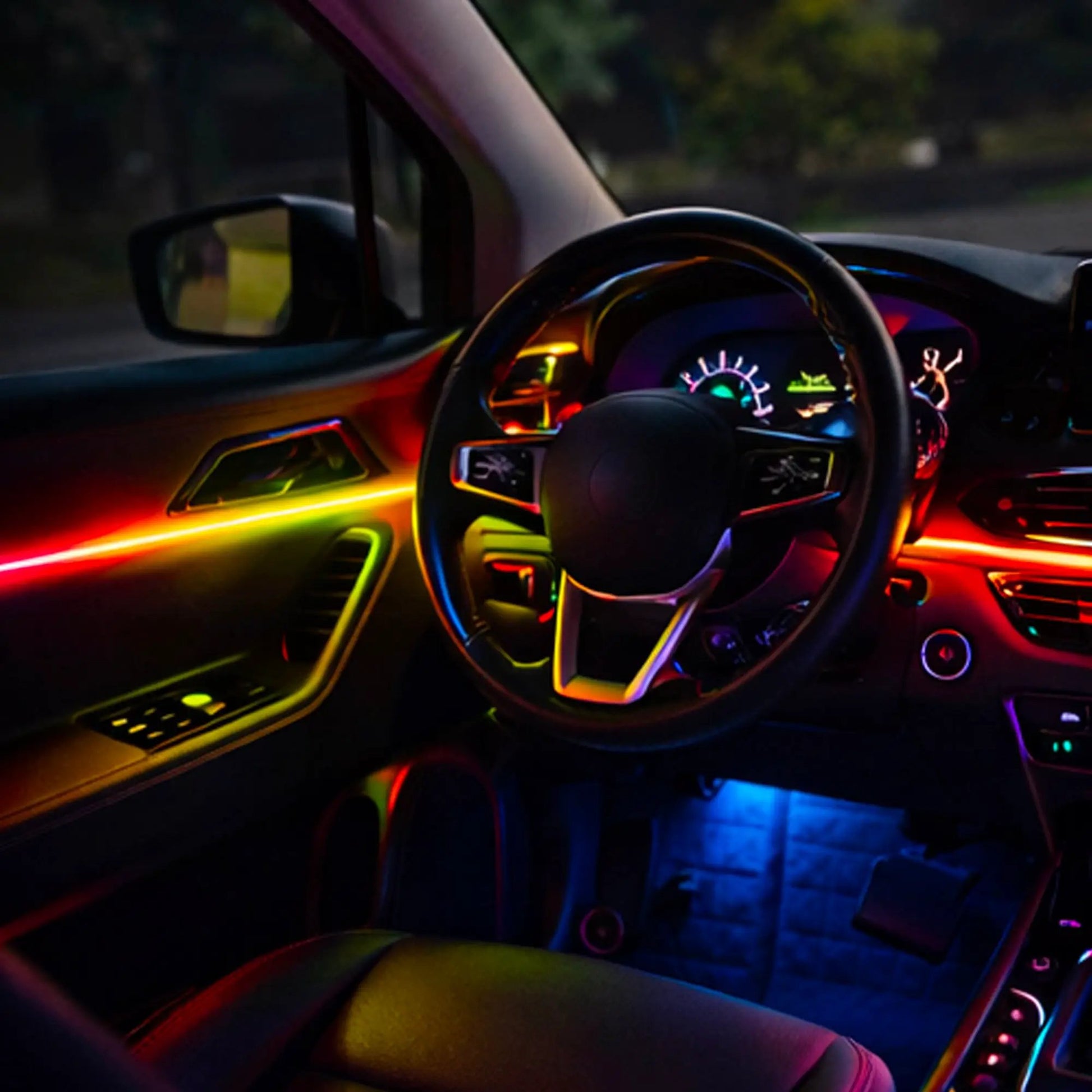 ORACLE Lighting Dynamic ColorSHIFT 18 Piece Universal Full LED Interior Dash Board Kit by Oracle Lighting